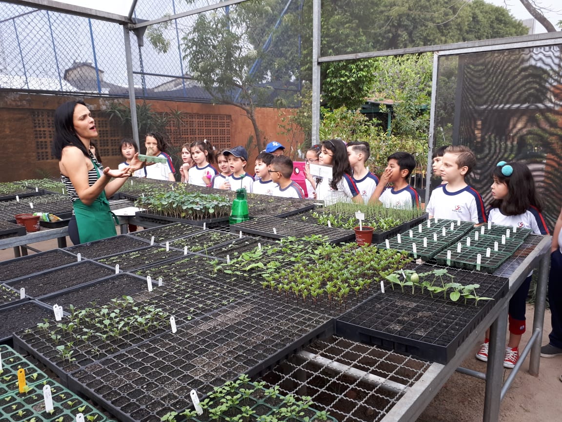 2º ano do Ensino Fundamental I realiza visita ao projeto “Dedinho Verde”